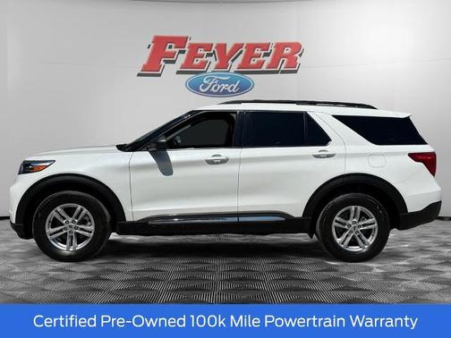 STAR WHITE MET TRI-COAT 2022 Ford Explorer XLT