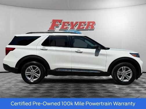 STAR WHITE MET TRI-COAT 2022 Ford Explorer XLT