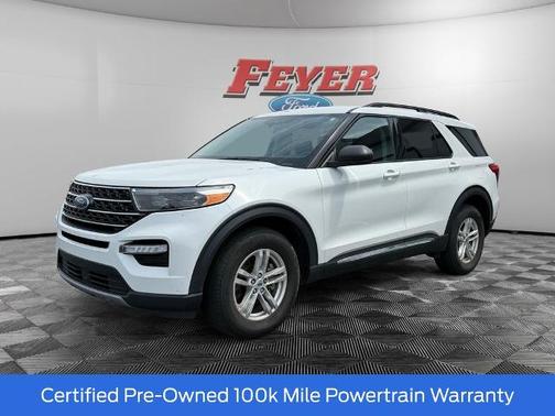 STAR WHITE MET TRI-COAT 2022 Ford Explorer XLT