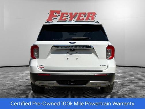 STAR WHITE MET TRI-COAT 2022 Ford Explorer XLT
