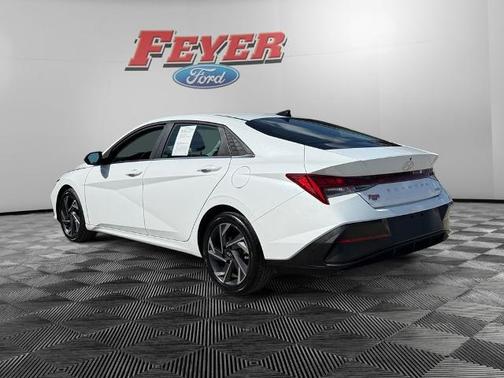White 2025 Hyundai ELANTRA LIMITED