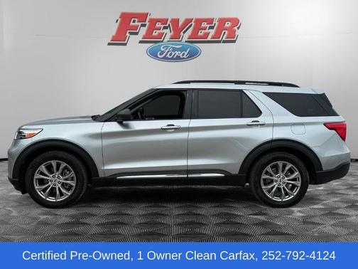 ICONIC SILVER METALLIC 2020 Ford Explorer XLT