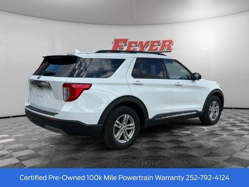 STAR WHITE MET TRI-COAT 2022 Ford Explorer XLT