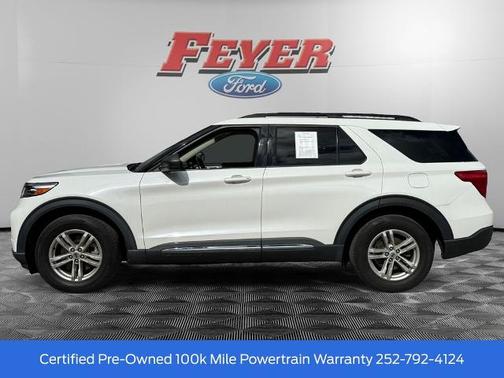 STAR WHITE MET TRI-COAT 2022 Ford Explorer XLT