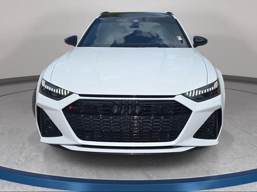 Glacier White Metallic 2021 Audi RS 6 Avant 4.0T
