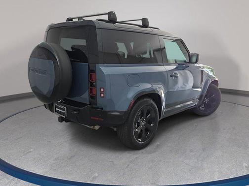 Tasman Blue Metallic 2025 Land Rover Defender 90 P400 X-Dynamic SE