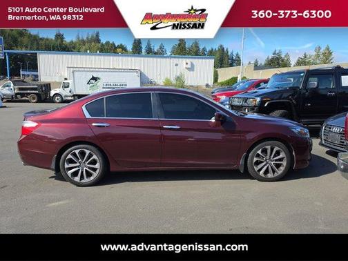 Red 2015 Honda Accord Sport