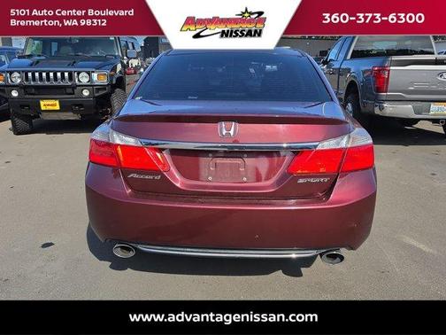 Red 2015 Honda Accord Sport