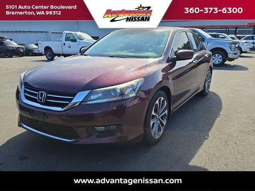 Red 2015 Honda Accord Sport