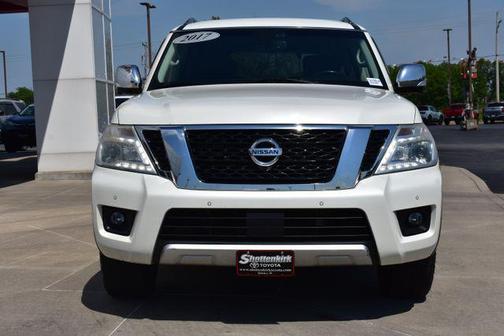 Pearl White 2017 Nissan Armada Platinum