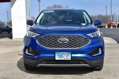 Blue 2024 Ford Edge SEL