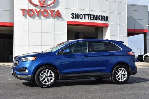 Blue 2024 Ford Edge SEL