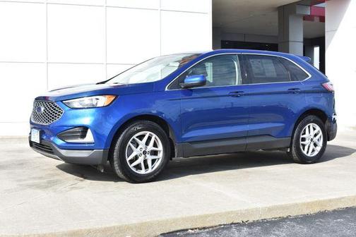 Blue 2024 Ford Edge SEL