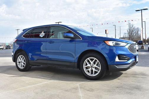 Blue 2024 Ford Edge SEL
