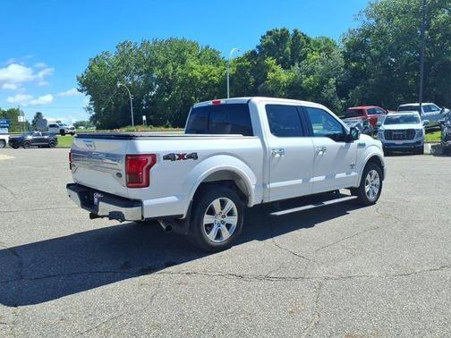 White Platinum Clearcoat Metallic 2015 Ford F-150 King Ranch