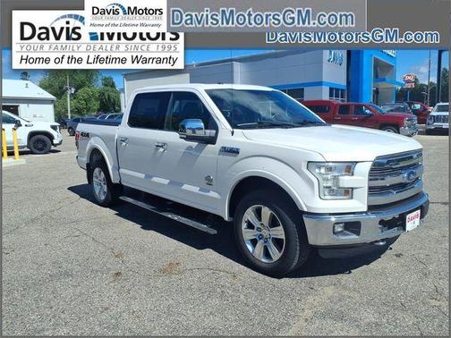 White Platinum Clearcoat Metallic 2015 Ford F-150 King Ranch