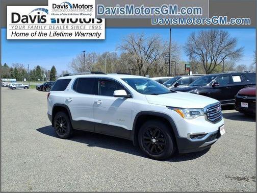 White Frost Tri-Coat 2017 GMC Acadia SLT-1