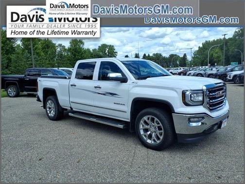 Summit White 2018 GMC Sierra 1500 SLT