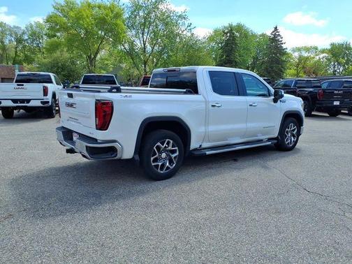 White Frost Tri-Coat 2020 GMC Sierra 1500 SLT