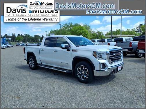 White Frost Tri-Coat 2020 GMC Sierra 1500 SLT