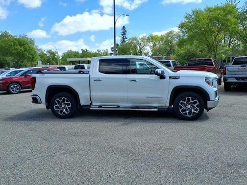 White Frost Tri-Coat 2020 GMC Sierra 1500 SLT