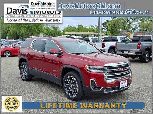 Volcanic Red 2023 GMC Acadia SLT