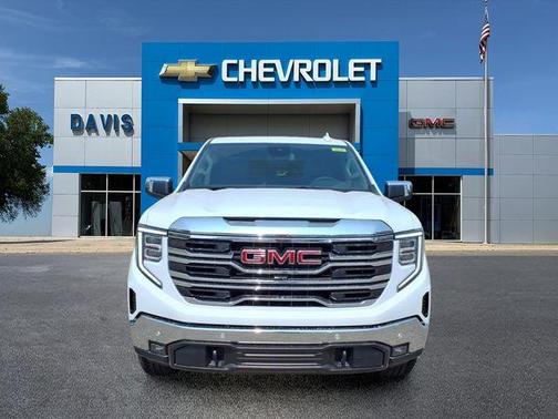 Glacier White 2026 GMC Sierra 1500 SLT