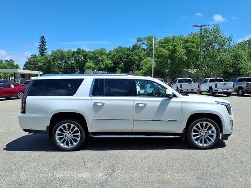 Crystal White Tri-Coat 2019 Cadillac Escalade ESV Luxury
