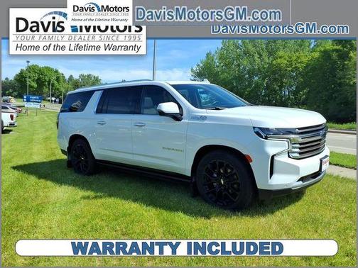 Summit White 2023 Chevrolet Suburban High Country