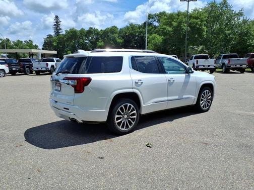 White Frost Tri-Coat 2021 GMC Acadia Denali