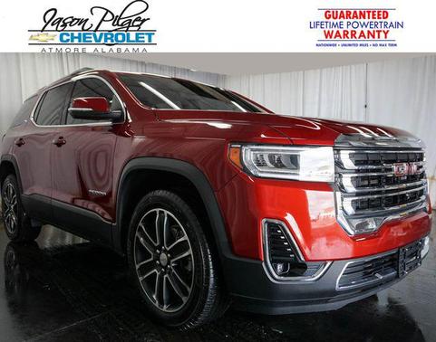 Volcanic Red Tintcoat 2023 GMC Acadia FWD SLT