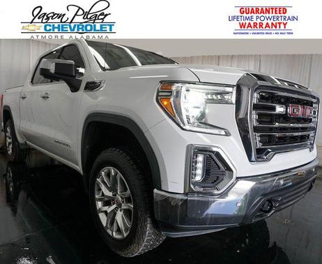 Summit White 2019 GMC Sierra 1500 SLT