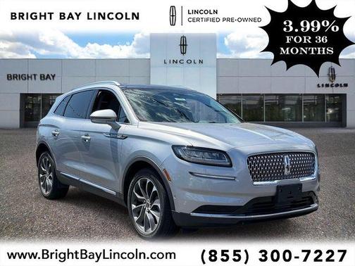 Silver Radiance Metallic 2022 Lincoln Nautilus Reserve