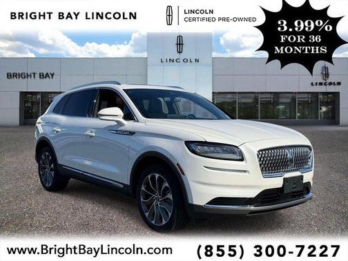 White Metallic 2023 Lincoln Nautilus Reserve