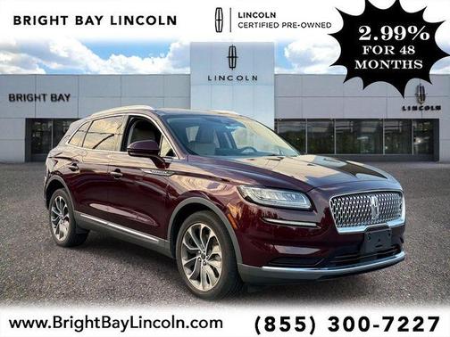 Burgundy Velvet Metallic Tinted Clearcoat 2023 Lincoln Nautilus Reserve