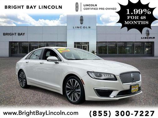 White Platinum Clearcoat Metallic 2020 Lincoln MKZ Reserve