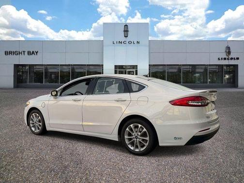 Oxford White 2019 Ford Fusion Energi Titanium