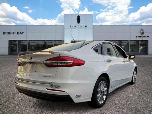 Oxford White 2019 Ford Fusion Energi Titanium