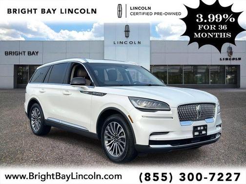 Pristine White 2022 Lincoln Aviator Reserve AWD