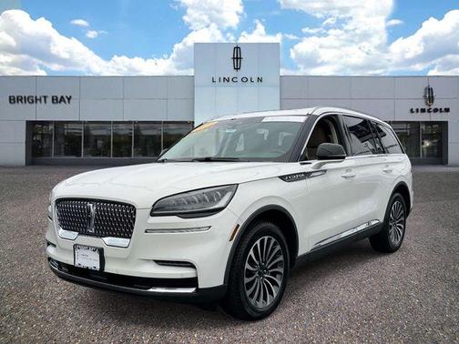 Pristine White 2023 Lincoln Aviator Standard AWD