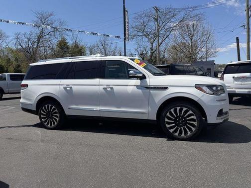 Pristine White 2023 Lincoln Navigator L Black Label