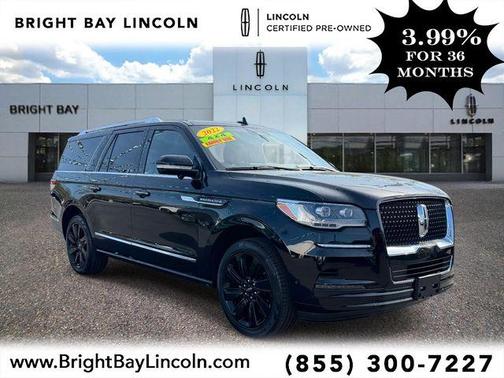 Infinite Black Metallic 2022 Lincoln Navigator L Reserve