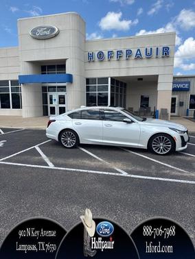 Crystal White Tri-Coat 2022 Cadillac CT5 Premium Luxury RWD