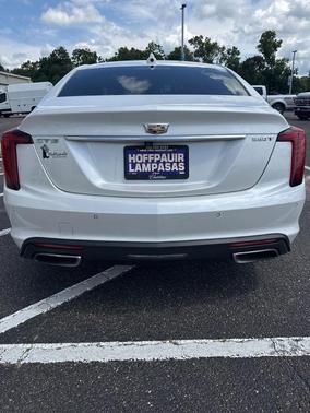 Crystal White Tri-Coat 2022 Cadillac CT5 Premium Luxury RWD