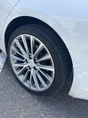 Crystal White Tri-Coat 2022 Cadillac CT5 Premium Luxury RWD