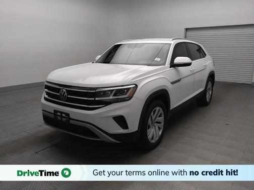 Pure White 2022 Volkswagen Atlas Cross Sport 3.6L V6 SE w/Technology