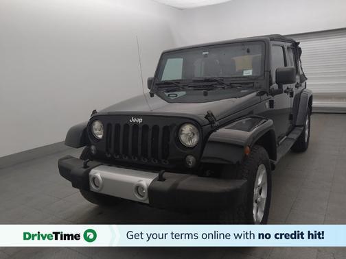Black Clearcoat 2015 Jeep Wrangler Unlimited Sahara