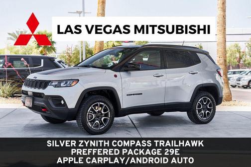 Silver Zynith Metallic Clearcoat 2024 Jeep Compass Trailhawk