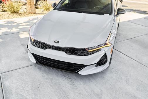 Wolf Gray 2021 Kia K5 GT-Line