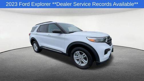 Oxford White 2023 Ford Explorer XLT